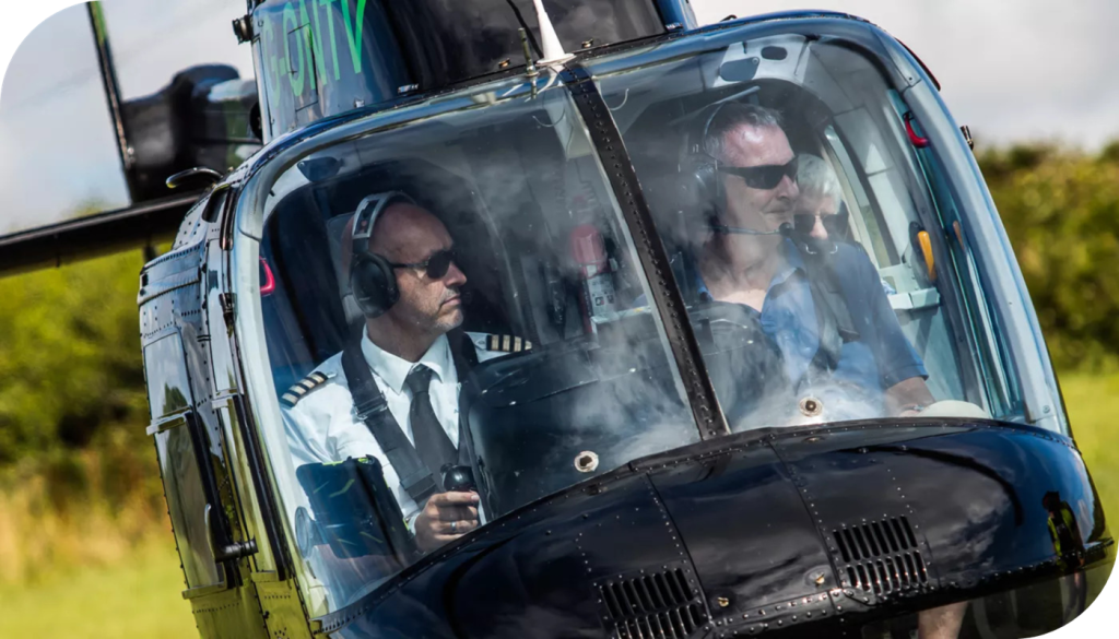 Bromyard Helicopter Flight