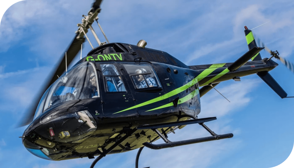 Alnwick 18 Mile Helicopter Flight