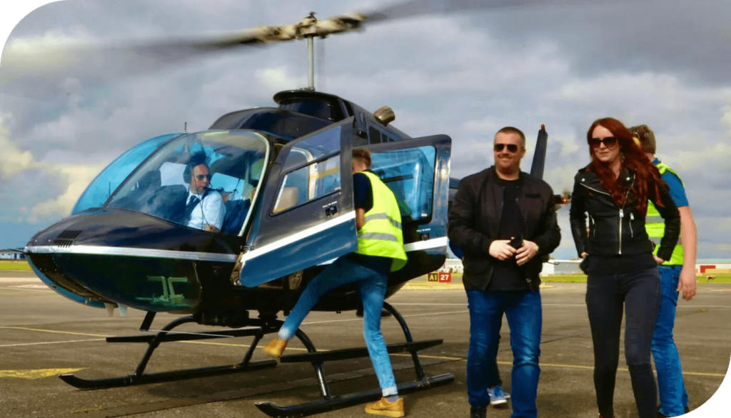 Carnforth 12 Mile Helicopter Flight