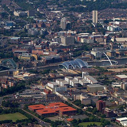 Glasshouse Newcastle from the Air
