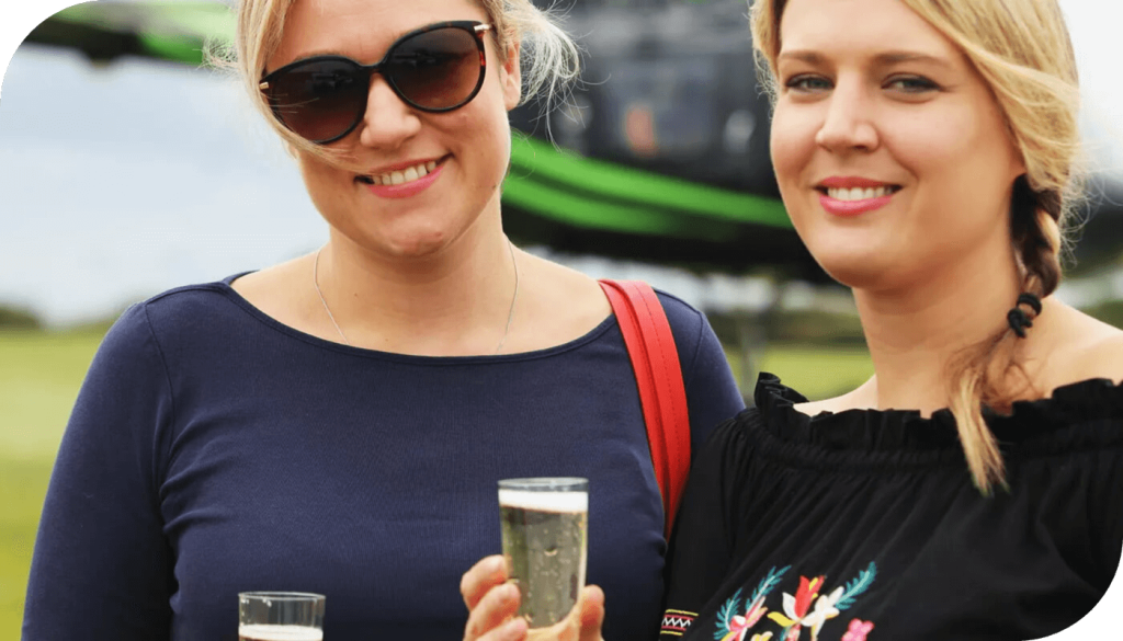 Spalding Champagne Helicopter Flight Spalding Champagne Helicopter Flight